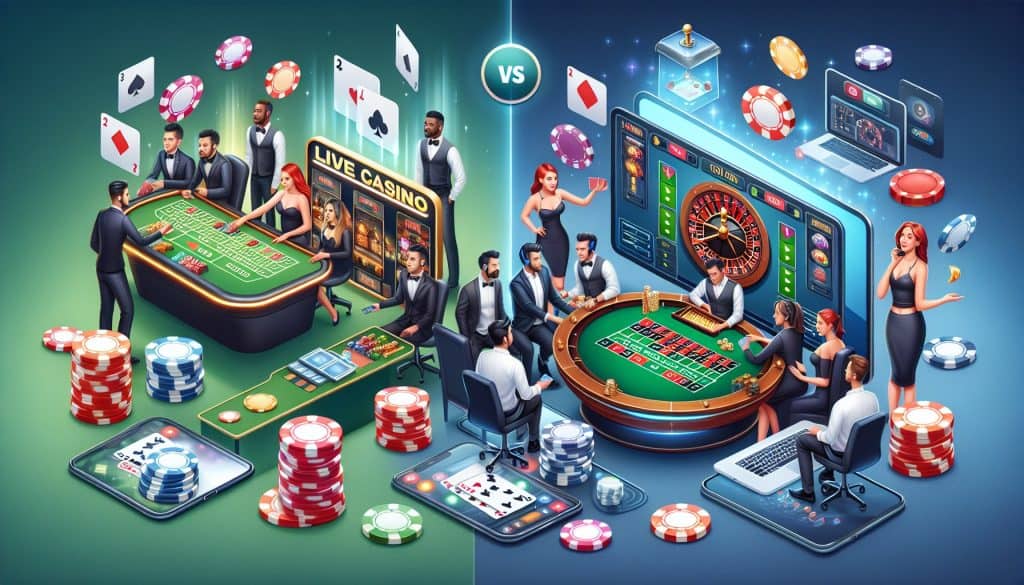 Kako se razlikuju casino igre uživo od klasičnih online igara?